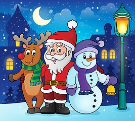 Image showing Christmas characters theme image 2