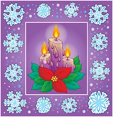 Image showing Christmas topic greeting card 8