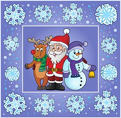 Image showing Christmas thematics greeting card 8