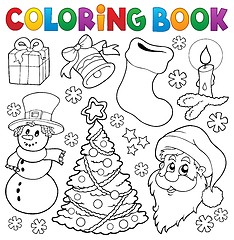 Image showing Coloring book Christmas thematics 5