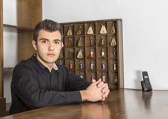 Image showing Portrait of a Receptionist
