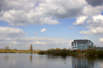 Image showing Lake houses