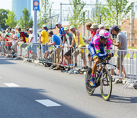 Image showing The Cyclist Ruben Plaza Molina - Tour de France 2015