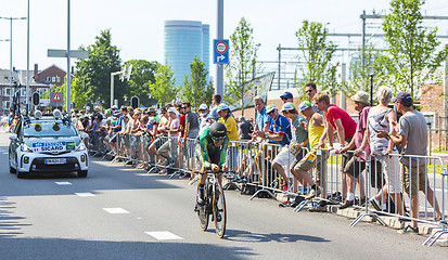 Image showing The Cyclist Romain Sicard - Tour de France 2015