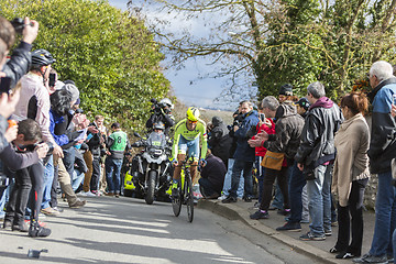 Image showing The Cyclist Alberto Contador - Paris-Nice 2016