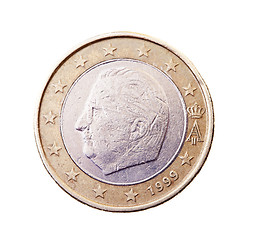 Image showing coin worth one euro