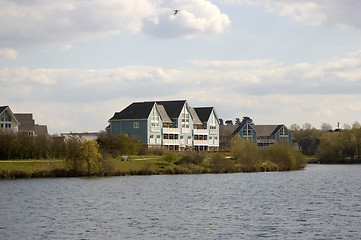 Image showing Lake houses
