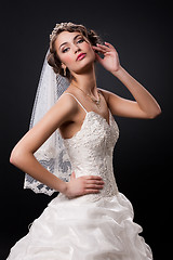 Image showing Young Beautiful Bride