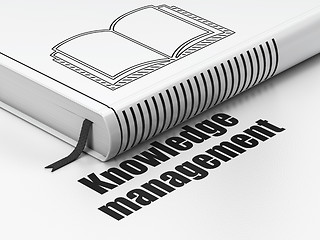 Image showing Studying concept: book Book, Knowledge Management on white background