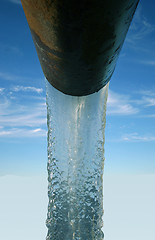 Image showing water coming from a pipe