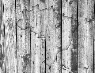 Image showing Map of Brazil on weathered wood