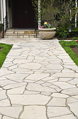 Image showing Natural stone path