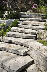 Image showing Natural stone landscaping