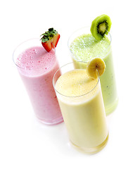 Image showing Fruit smoothies