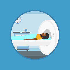 Image showing Magnetic resonance imaging vector illustration.