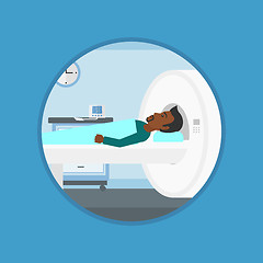 Image showing Magnetic resonance imaging vector illustration.