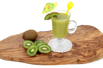 Image showing Kiwi Smoothie Drink