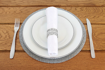 Image showing Elegant Table Setting 
