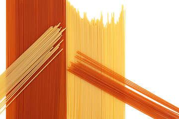 Image showing Tomato and Wheat Pasta Abstract