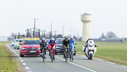 Image showing The Breakaway - Paris-Nice 2016