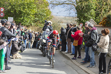 Image showing The Cyclist Tom Dumoulin - Paris-Nice 2016