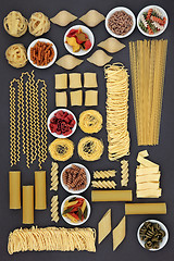 Image showing Dried Pasta Selection