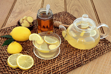 Image showing Honey Lemon and Ginger Drink