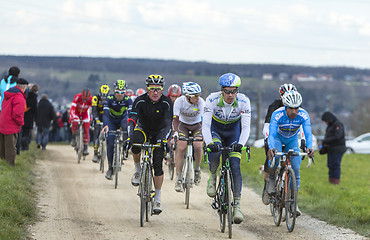 Image showing The Peloton - Paris-Nice 2016