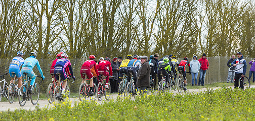 Image showing The Peloton - Paris-Nice 2016