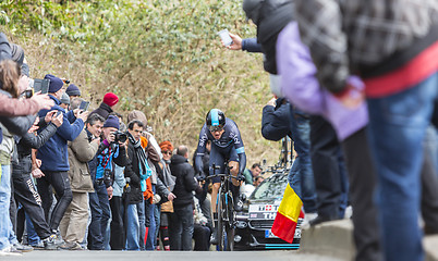 Image showing The Cyclist Geraint Thomas - Paris-Nice 2016