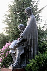 Image showing Monument of saints Cyril and Method in Ohrid, Macedonia