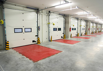 Image showing Truck docking bay