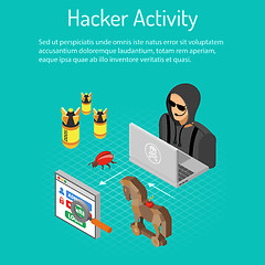 Image showing Hacker Activity Concept