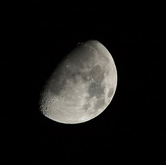 Image showing Gibbous Waxing Moon