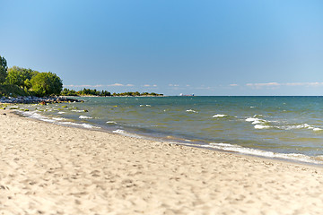 Image showing baltic sea beach