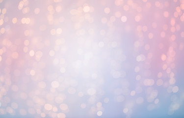 Image showing blurred rose quartz and serenity lights bokeh