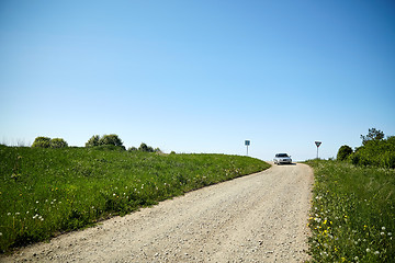 Image showing country road at summer