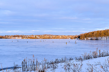 Image showing Ice Fishing