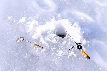 Image showing Ice Fishing