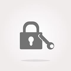 Image showing Lock icon vector, lock icon, lock icon picture, lock icon flat, lock icon, lock web icon, lock icon art, lock icon drawing, lock icon, lock icon jpg, lock icon object, lock icon illustration