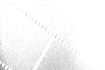 Image showing Grunge real organic vintage halftone vector ink print background