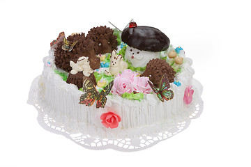 Image showing Isolated Cake