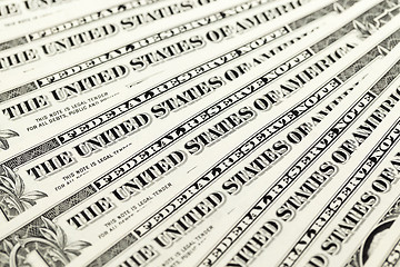 Image showing American dollars, close-up