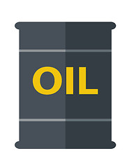 Image showing Oil black barrel