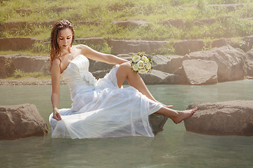 Image showing Romance on the lake