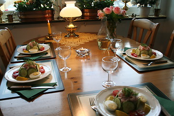 Image showing Laid table