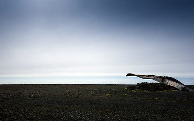 Image showing Damaged bridge in Iceland