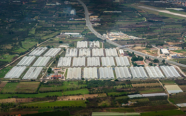 Image showing Agriculture from the sky