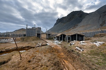Image showing Ruins of some Viking village