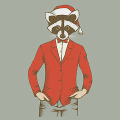 Image showing Raccoon vector illustration